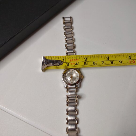 7 Inch Two Tone Metal CC Hughes Watch - Picture 11 of 11